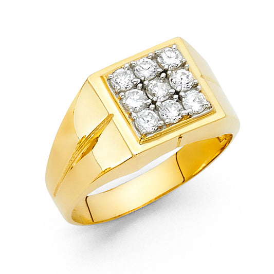 Men’s CZ Rings - 14K Gold - RG1560