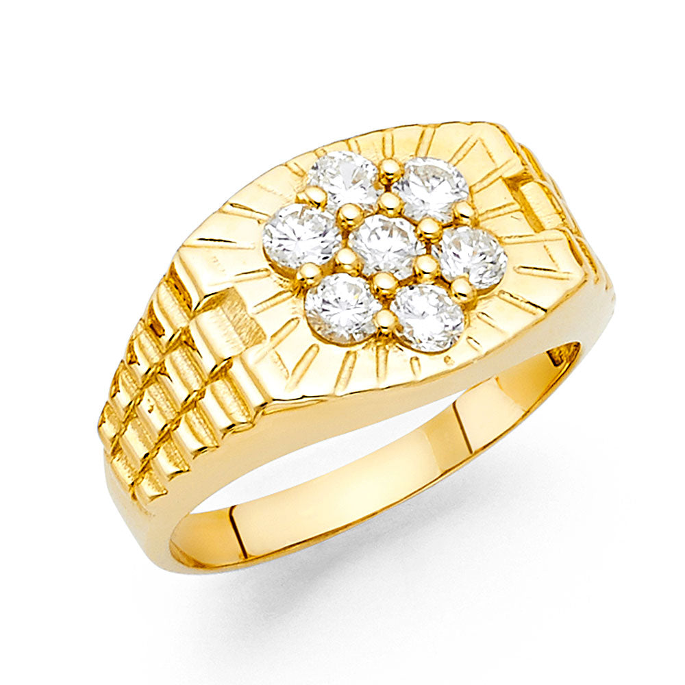 Men’s CZ Rings - 14K Gold - RG1567