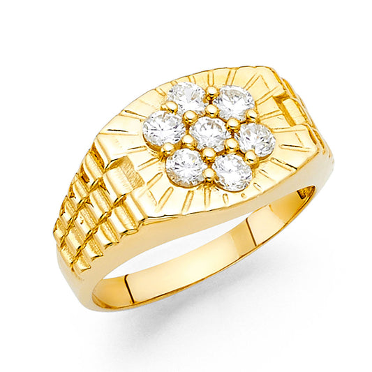 Men’s CZ Rings - 14K Gold - RG1567