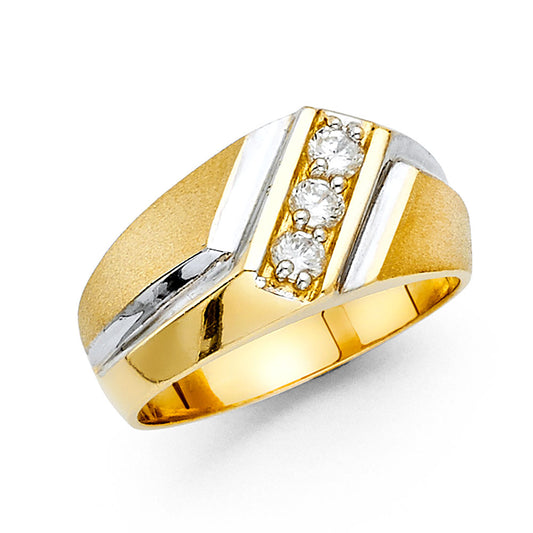 Men’s CZ Rings - 14K Gold - RG1571