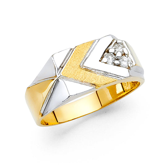 Men’s CZ Rings - 14K Gold - RG1572