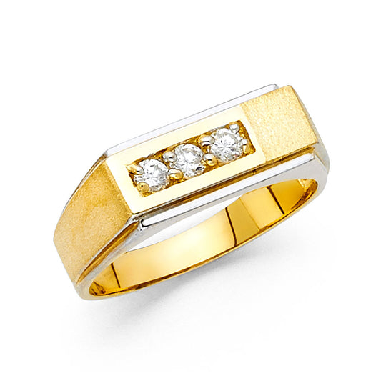 Men’s CZ Rings - 14K Gold - RG1574