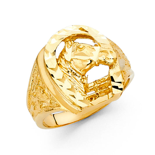 Men’s CZ Rings - 14K Gold - RG1581