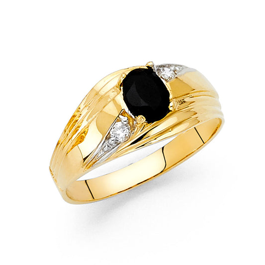 Men’s CZ Rings - 14K Gold - RG1604