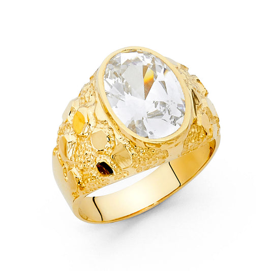 Men’s CZ Rings - 14K Gold - RG1607