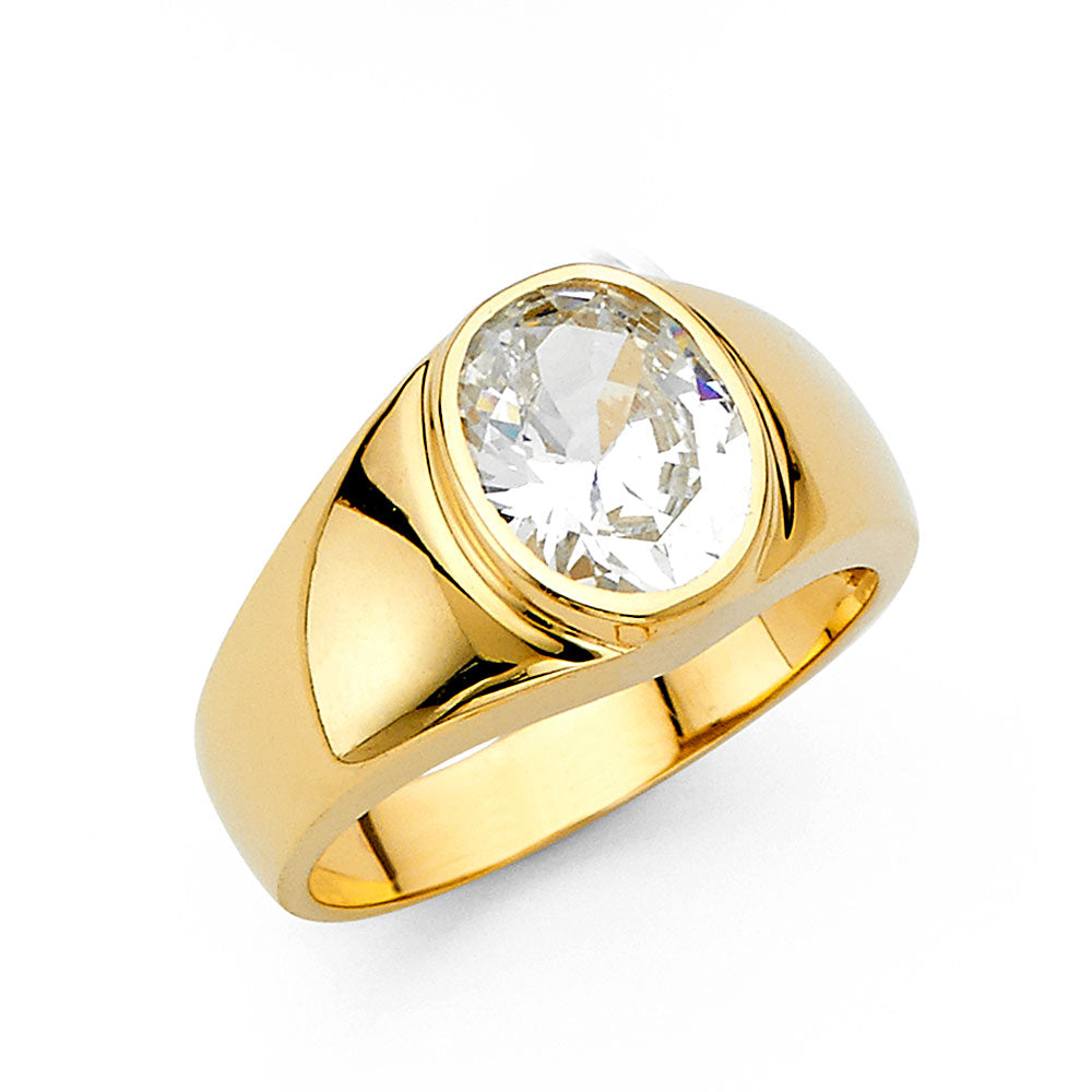 Men’s CZ Rings - 14K Gold - RG1613