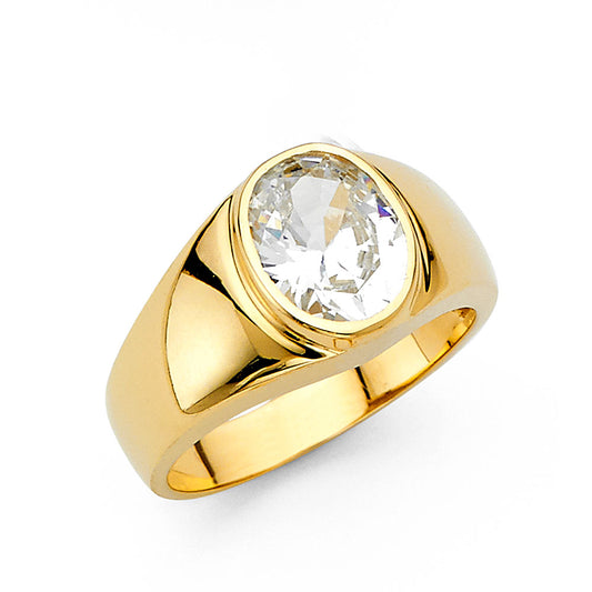 Men’s CZ Rings - 14K Gold - RG1613