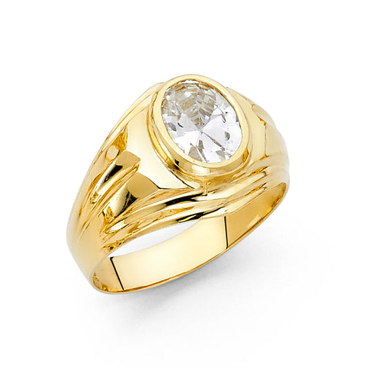 Men’s CZ Rings - 14K Gold - RG1618
