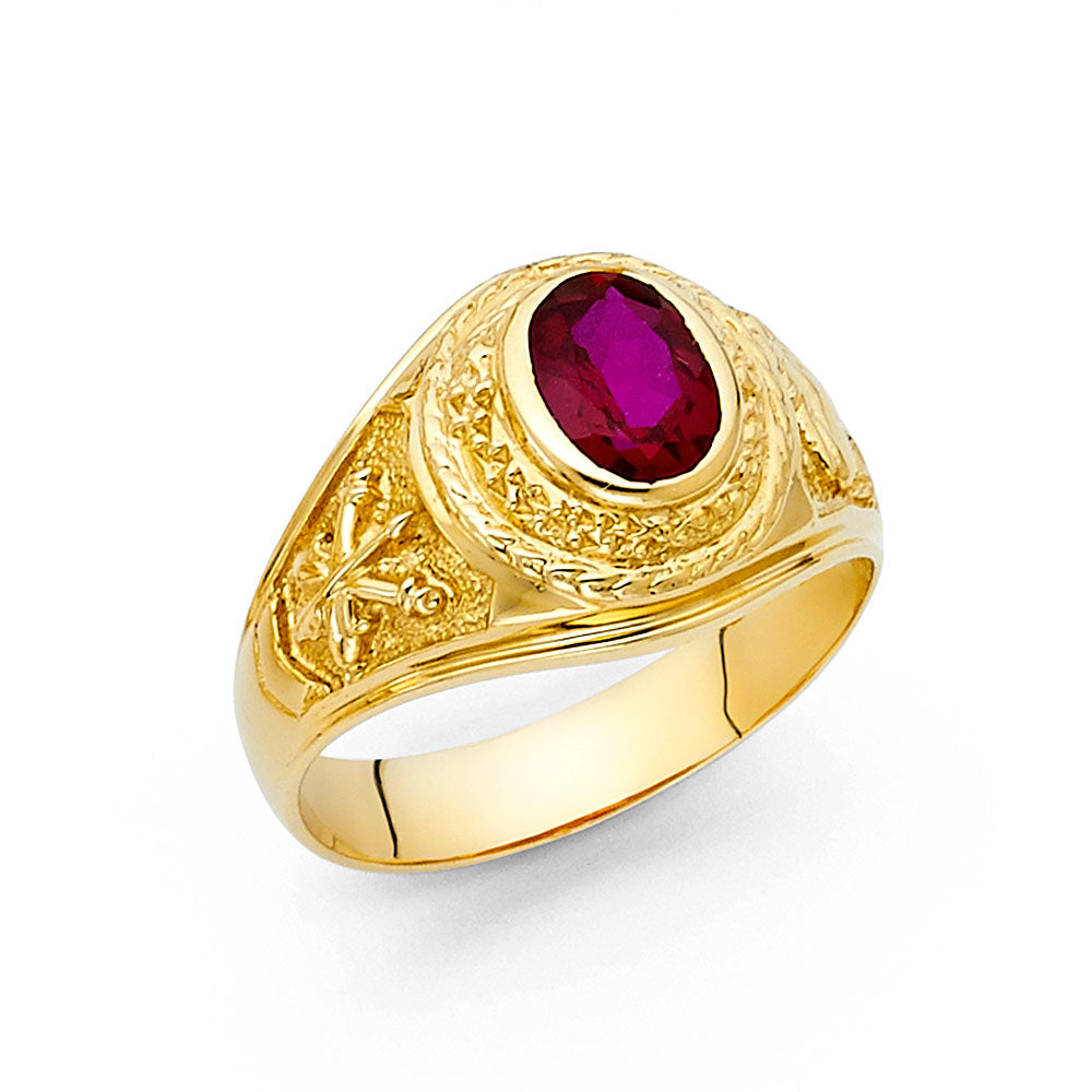 Men’s CZ Rings - 14K Gold - RG1619