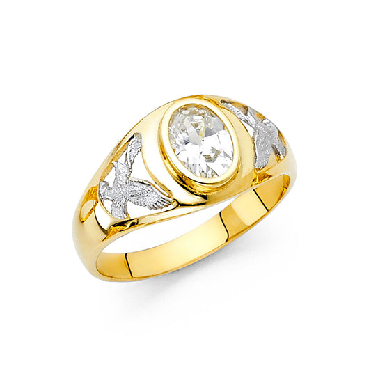Men’s CZ Rings - 14K Gold - RG1621