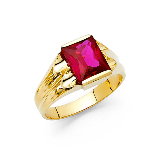 Men’s CZ Rings - 14K Gold - RG1627