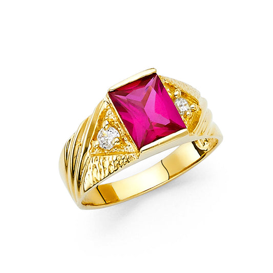Men’s CZ Rings - 14K Gold - RG1630