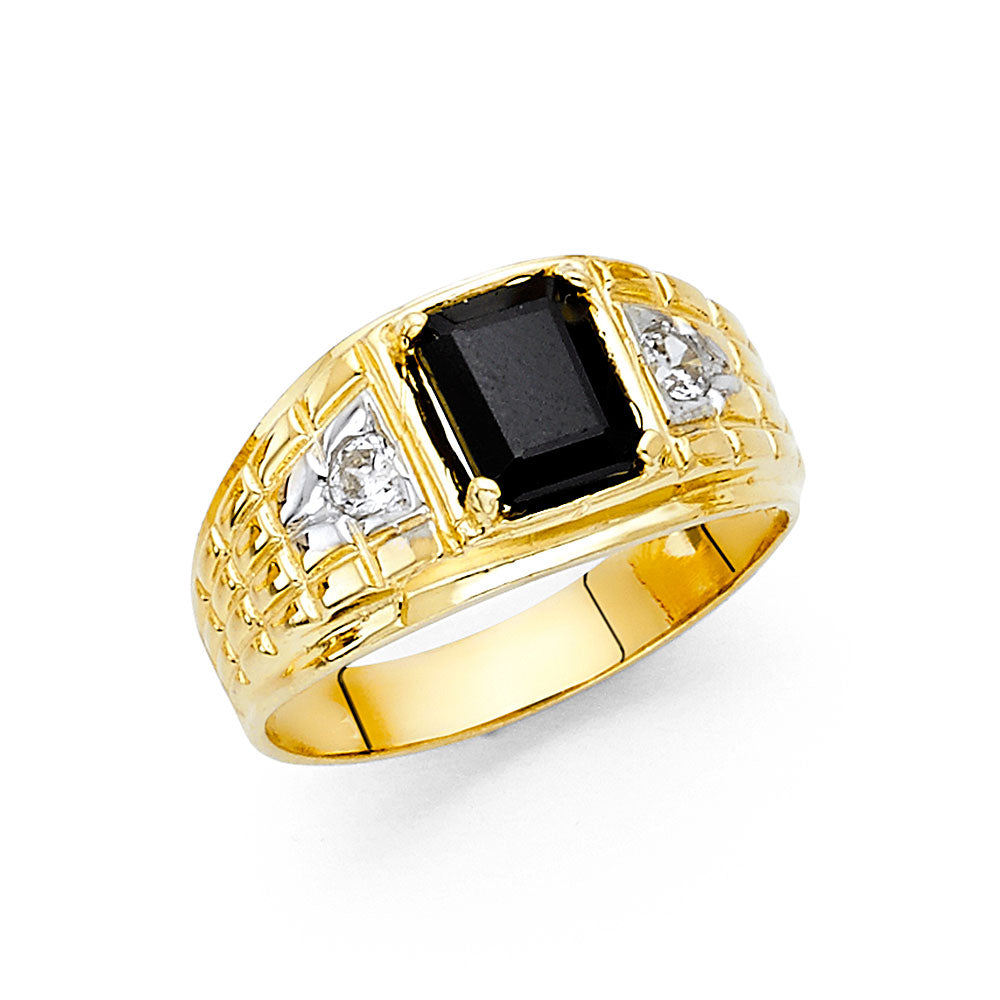 Men’s CZ Rings - 14K Gold - RG1631