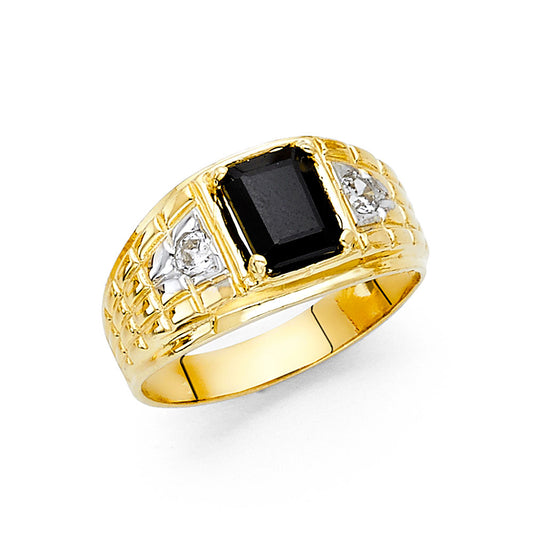 Men’s CZ Rings - 14K Gold - RG1631