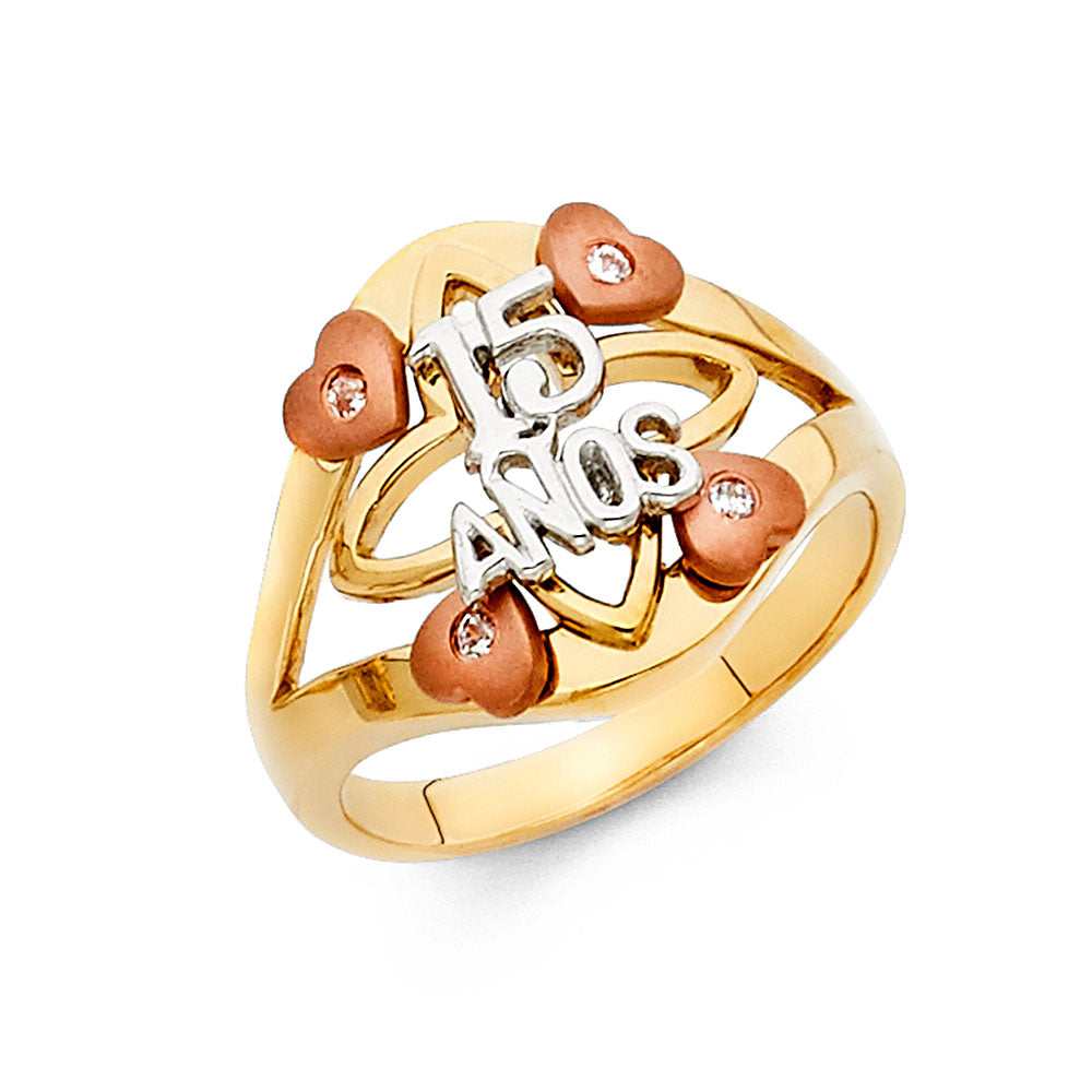 15 Años Rings - 14K Gold - RG1863