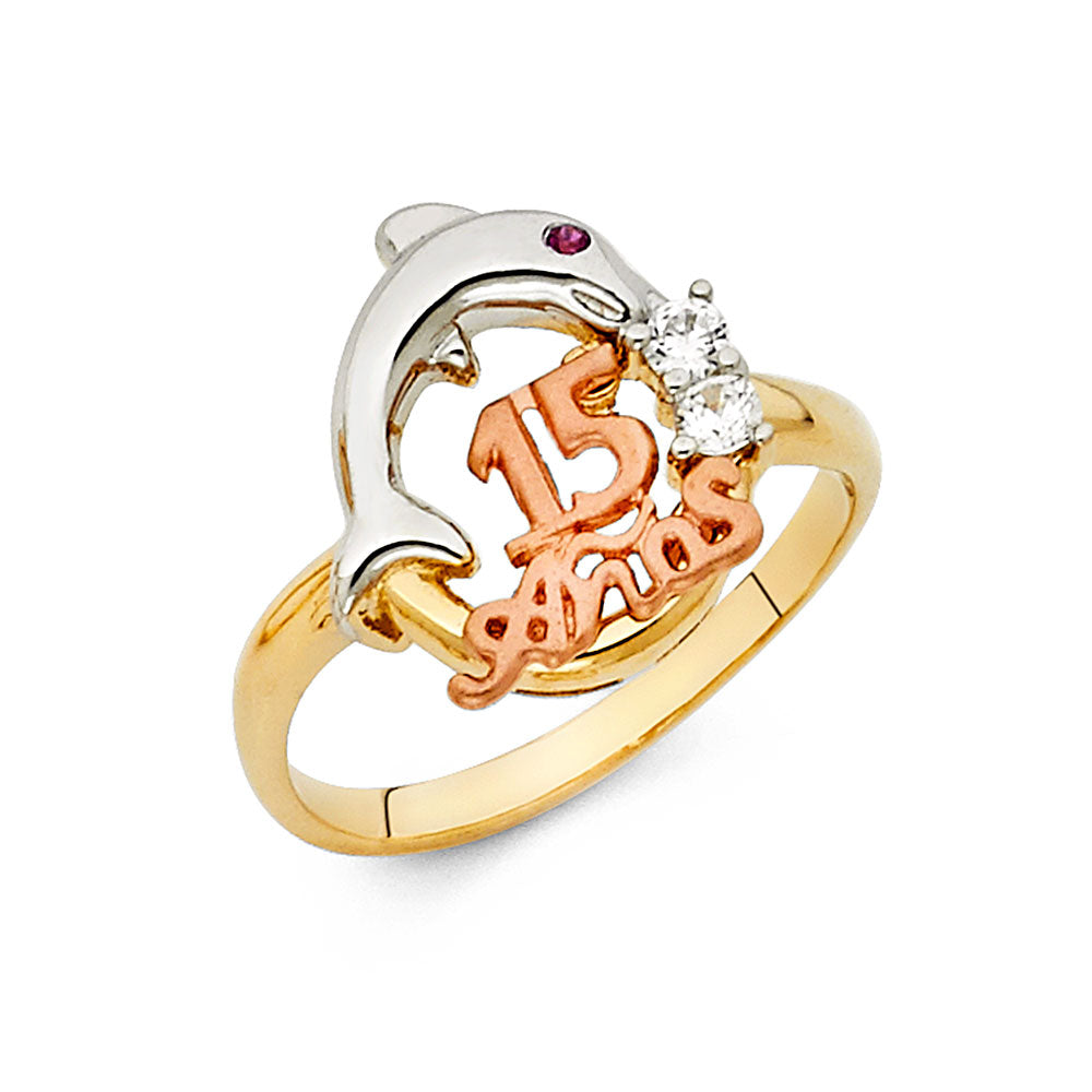 15 Años Rings - 14K Gold - RG1867
