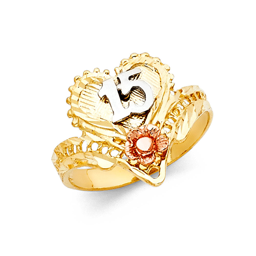 15 Años Rings - 14K Gold - RG1924