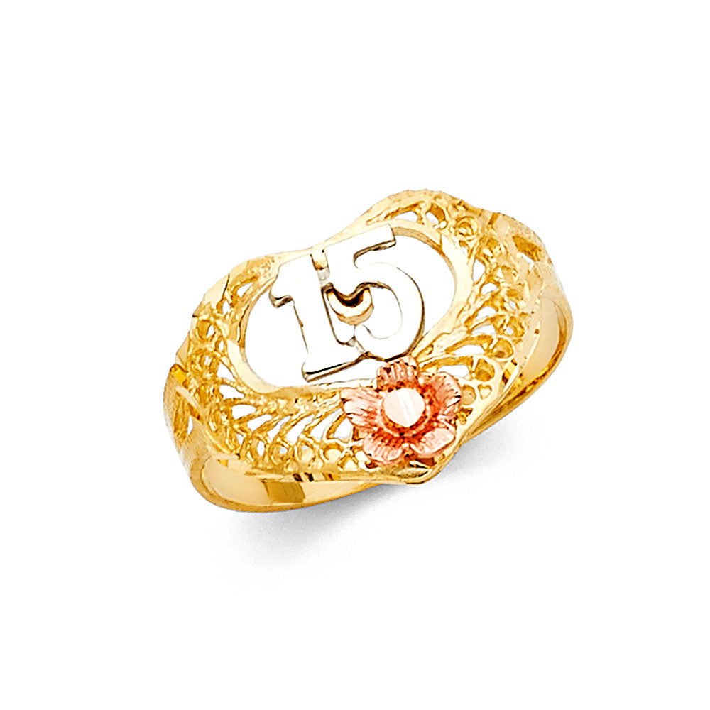 15 Años Rings - 14K Gold - RG1930