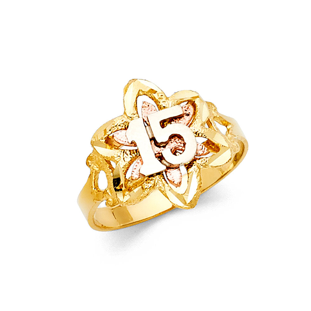 15 Años Rings - 14K Gold - RG1931