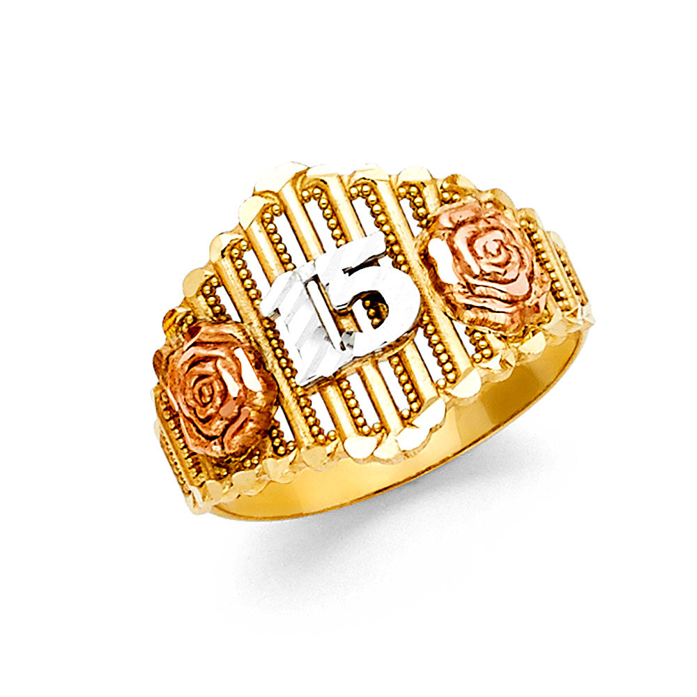 15 Años Rings - 14K Gold - RG1934