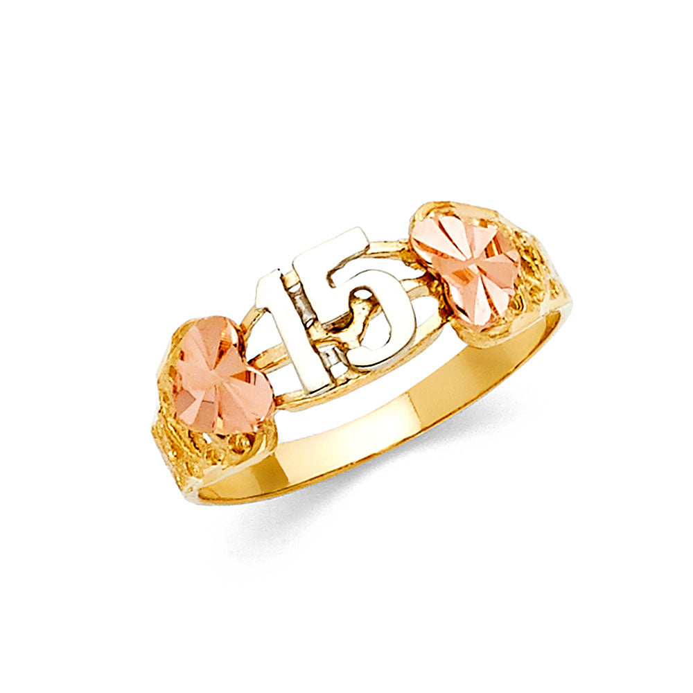 15 Años Rings - 14K Gold - RG1936