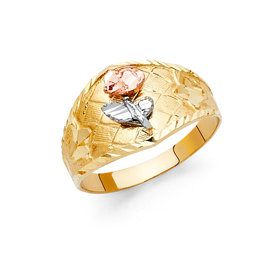 Assorted 3Color Rings - 14K Gold - RG2037