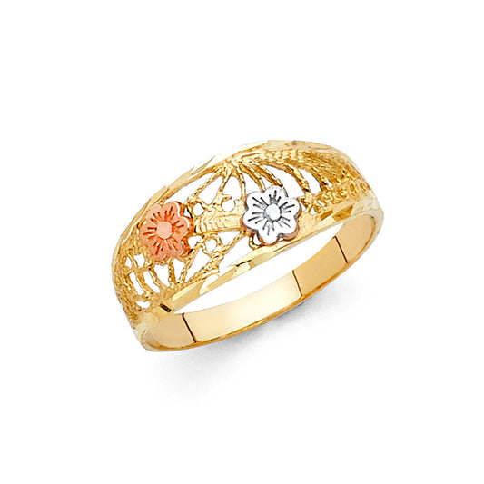 Assorted 3Color Rings - 14K Gold - RG2041