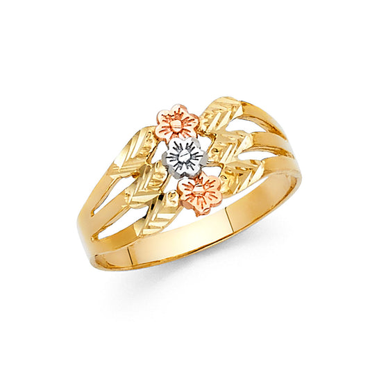 Assorted 3Color Rings - 14K Gold - RG2047