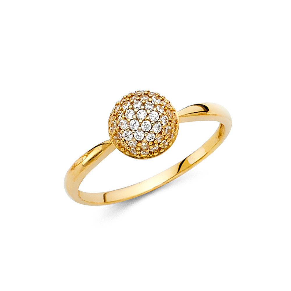 Fancy CZ Rings - 14K Gold - RG2166
