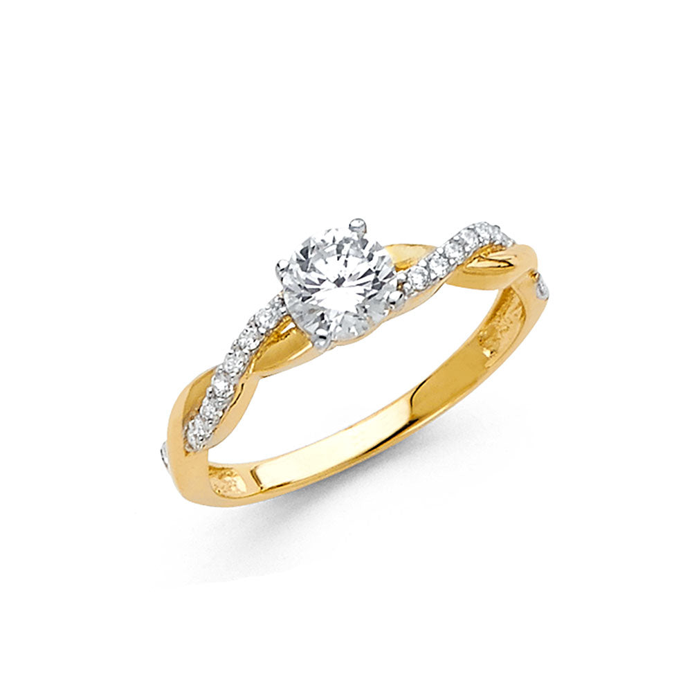Fancy CZ Rings - 14K Gold - RG2172