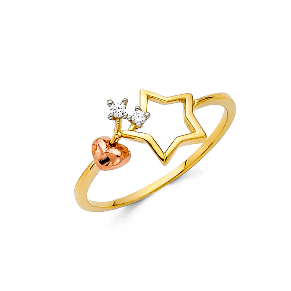 Fancy CZ Rings - 14K Gold - RG2323