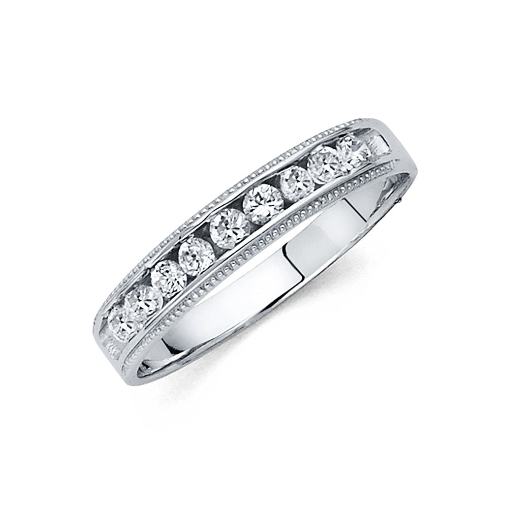 CZ Wedding Trio Sets - 14K - RG233