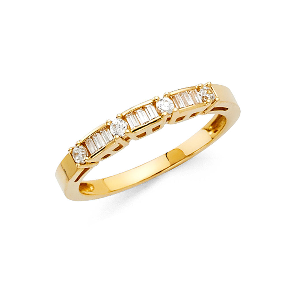 Fancy Rings & CZ Wedding Bands - 14K Gold - RG236B