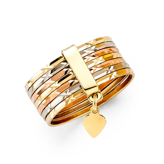7 Days (Semanario) Rings - 14K Gold - RG2480