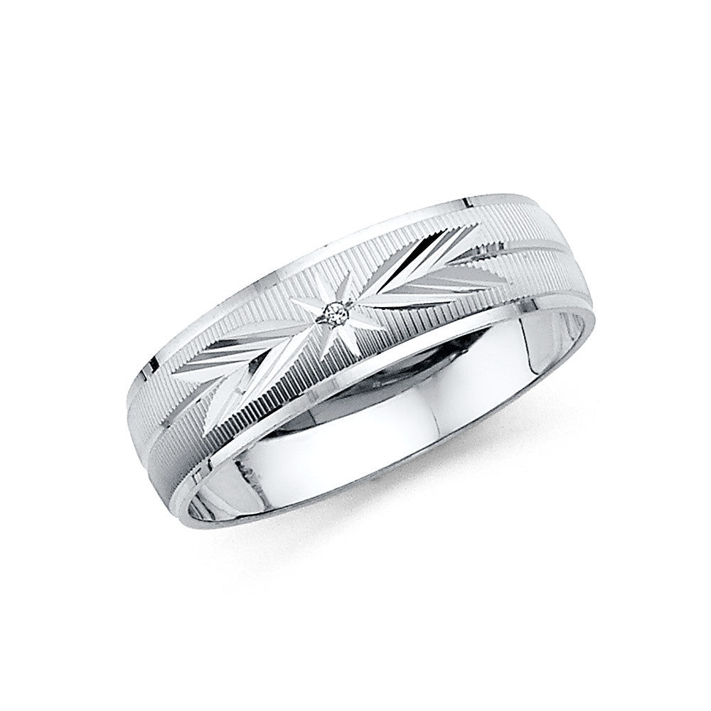 CZ Wedding Trio Sets - 14K - RG2482