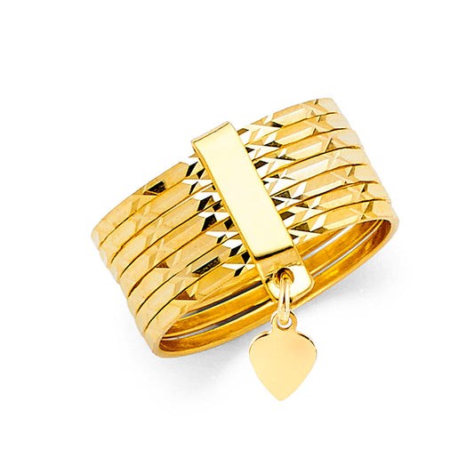 7 Days (Semanario) Rings - 14K Gold - RG2491