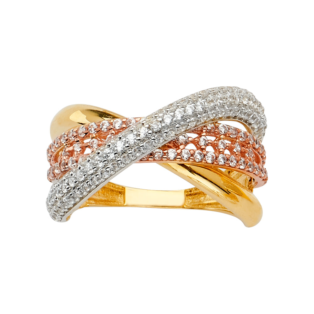 Fancy CZ Rings - 14K Gold - RG2556