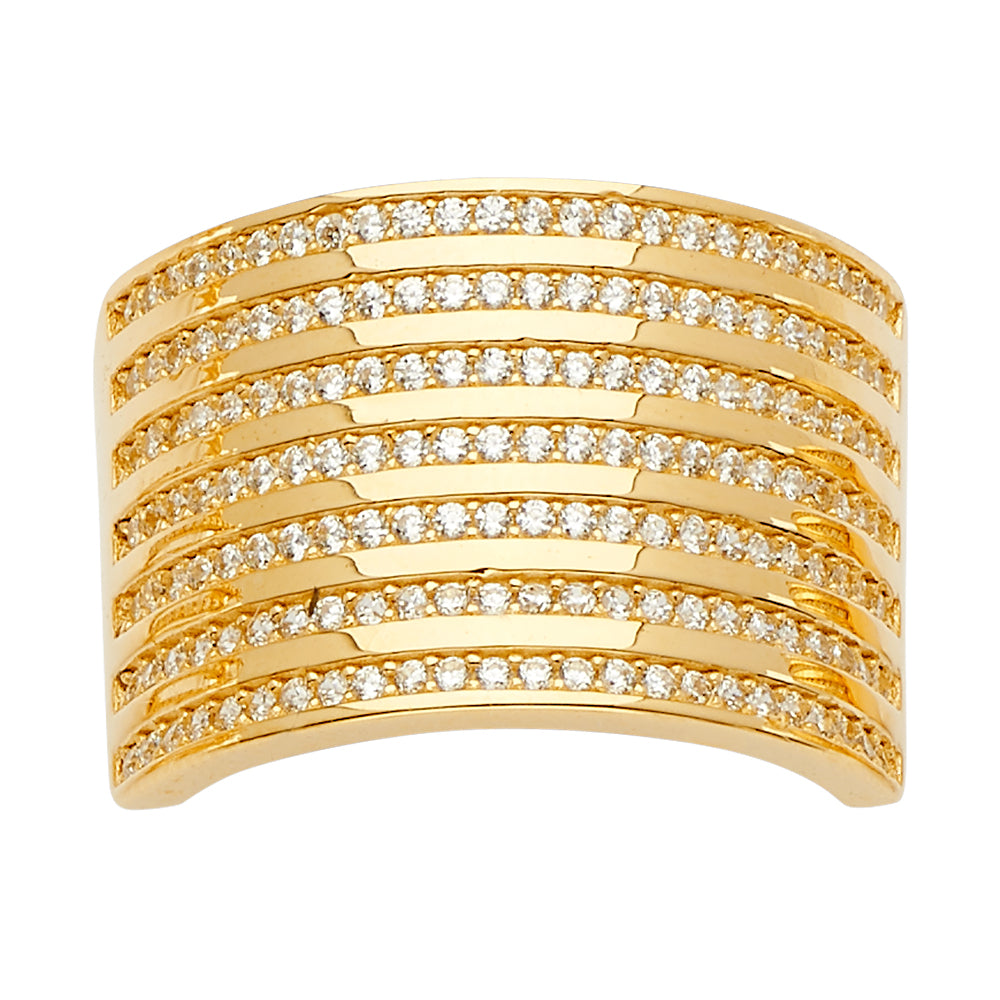 Fancy CZ Rings - 14K Gold - RG2580