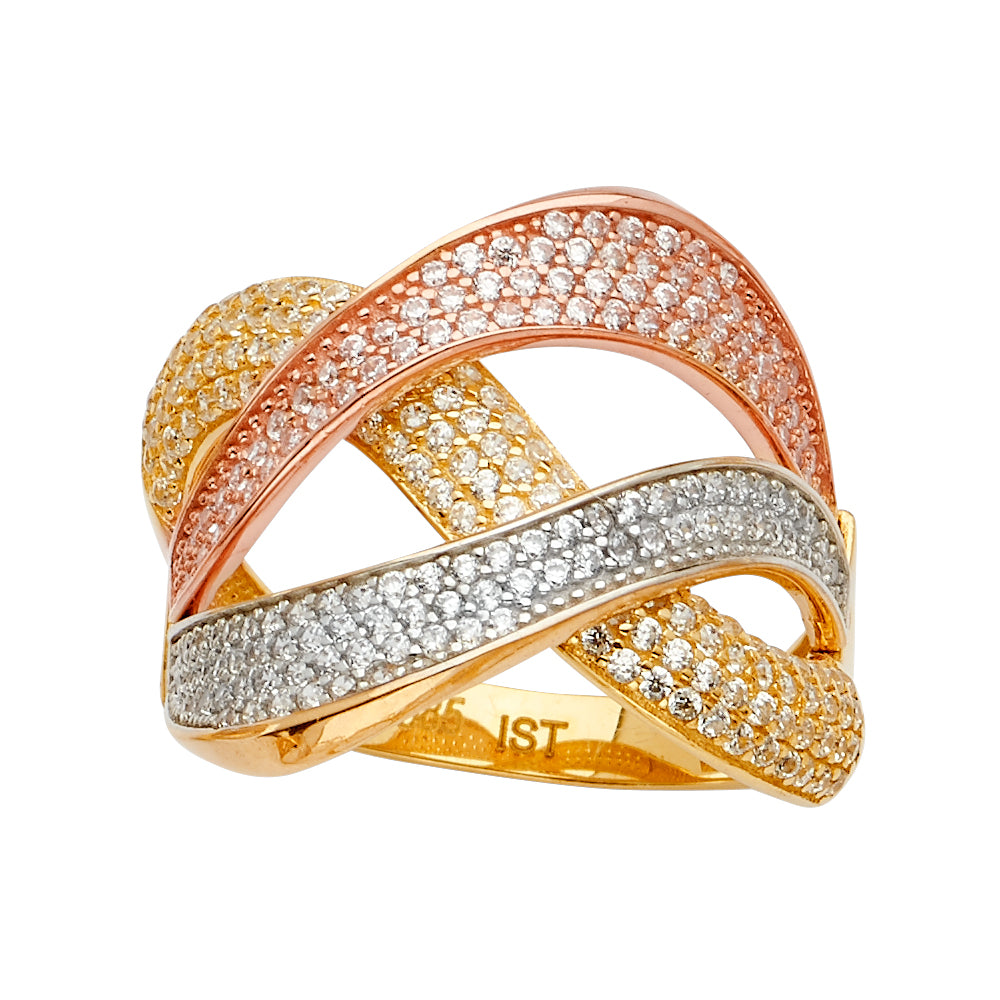 Fancy CZ Rings - 14K Gold - RG2646