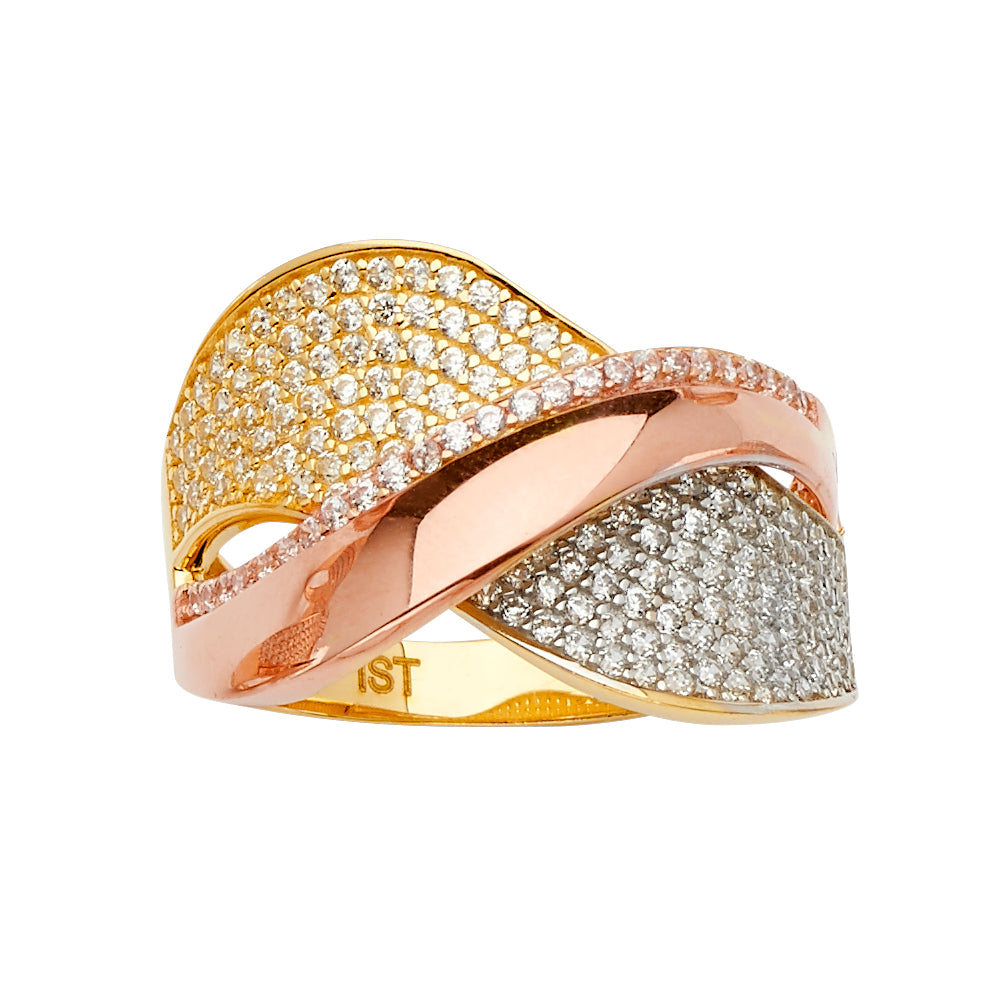 Fancy CZ Rings - 14K Gold - RG2647