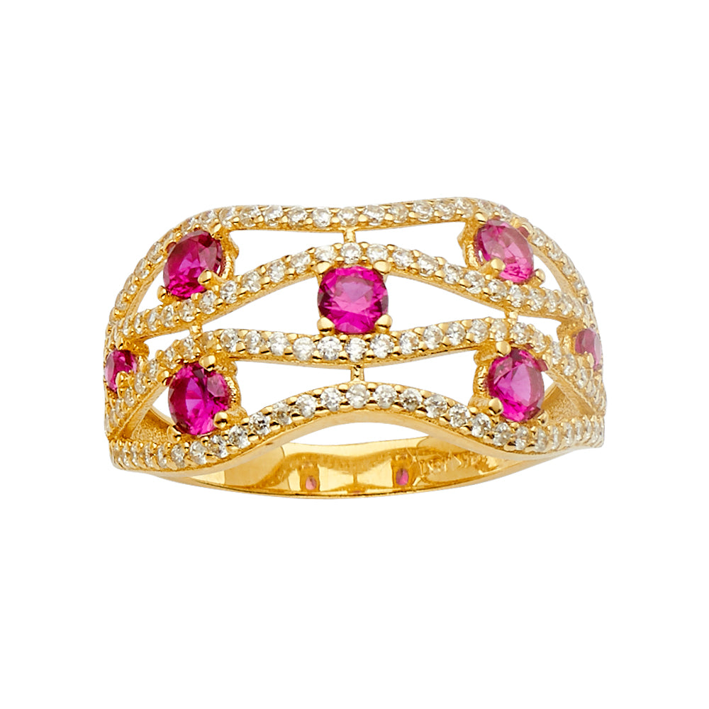 Fancy CZ Rings - 14K Gold - RG2652