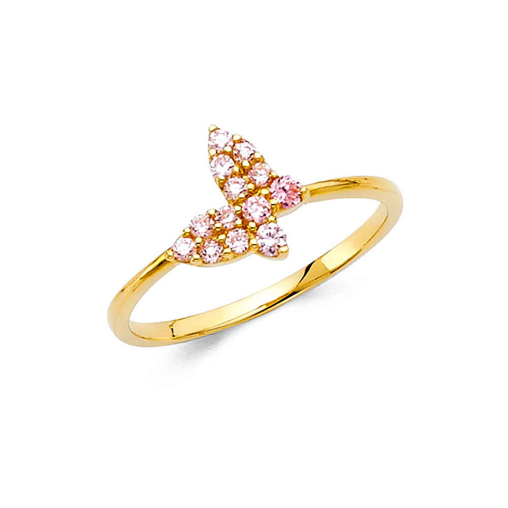 Fancy CZ Rings - 14K Gold - RG313