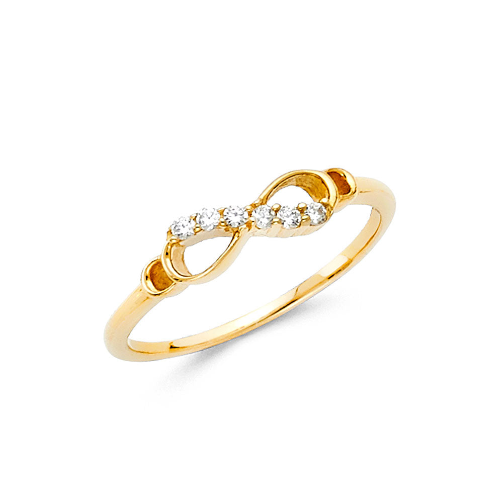 Fancy CZ Rings - 14K Gold - RG322
