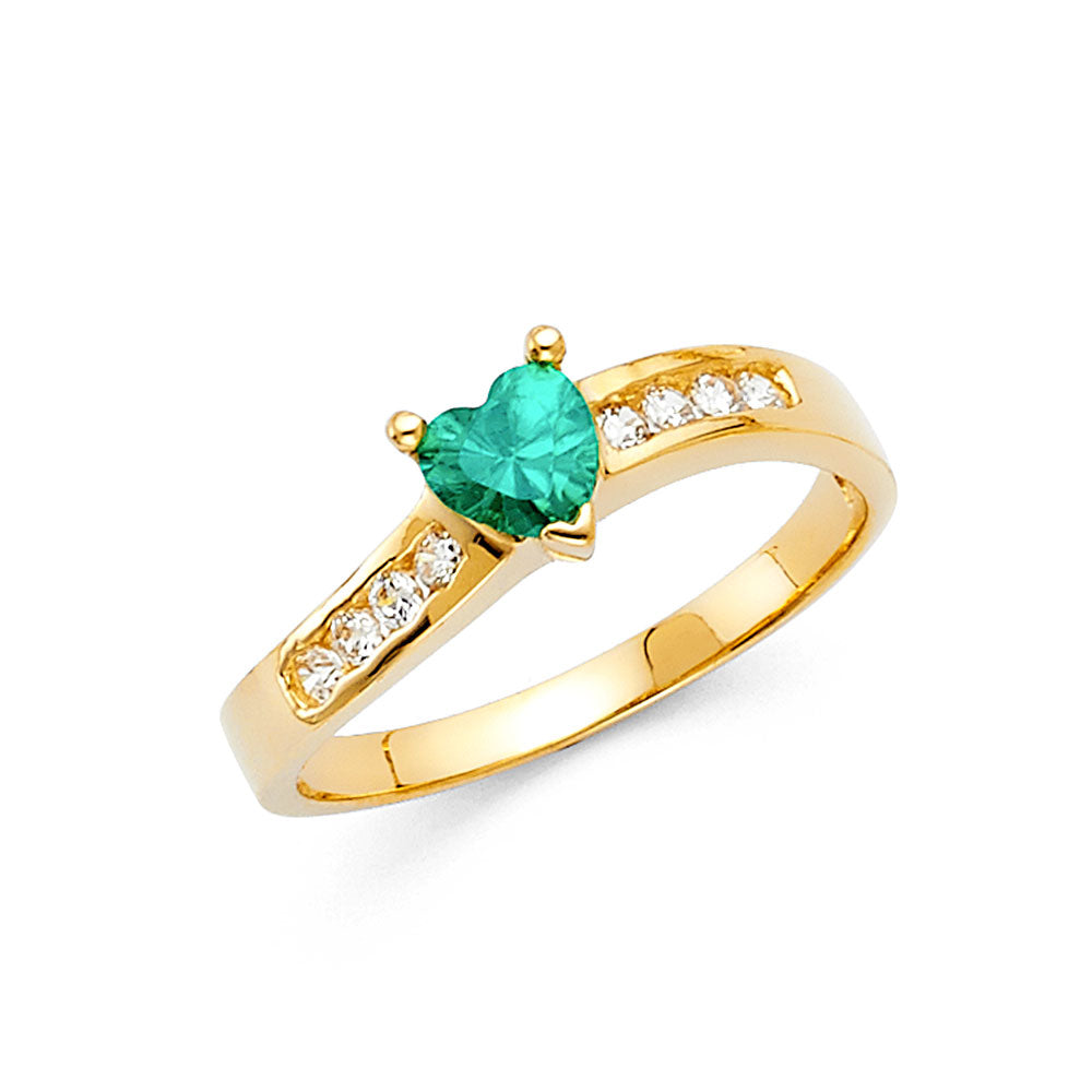 CZ Rings - 14K Gold - RG329