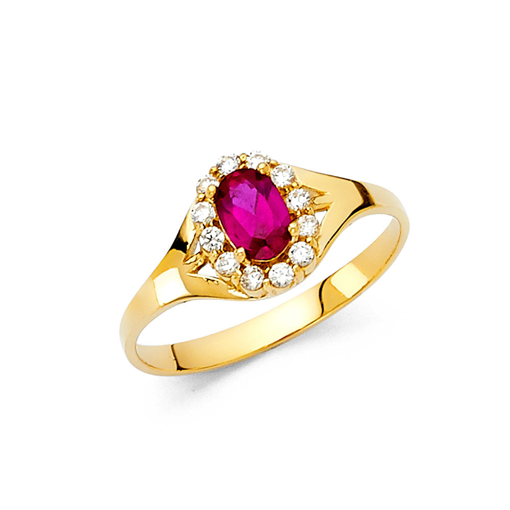 CZ Rings - 14K Gold - RG360