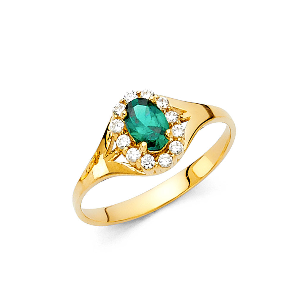 CZ Rings - 14K Gold - RG362