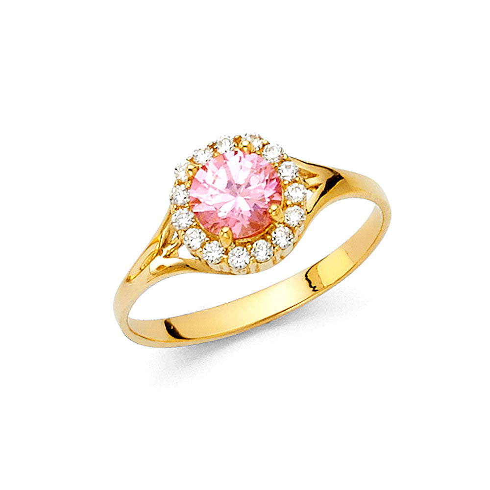 CZ Rings - 14K Gold - RG368