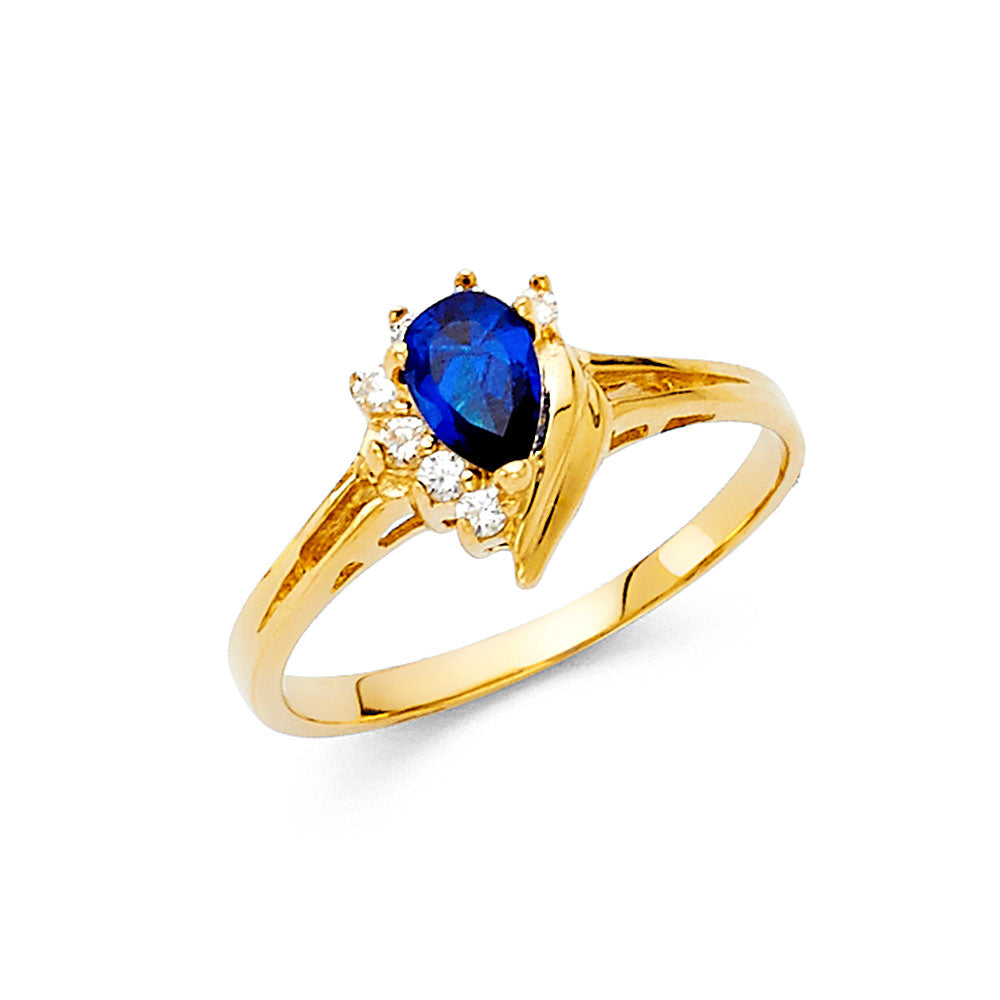 CZ Rings - 14K Gold - RG386