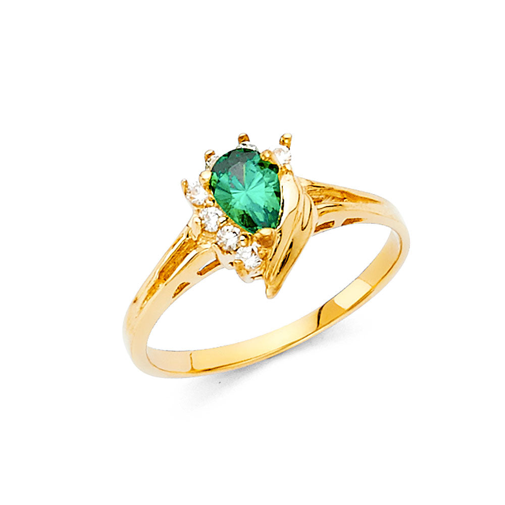 CZ Rings - 14K Gold - RG393