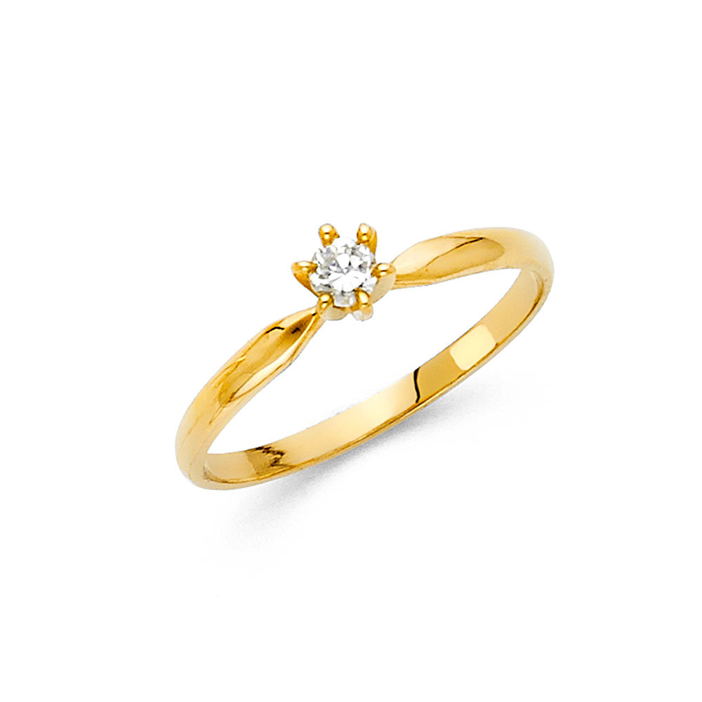 CZ Rings - 14K Gold - RG444